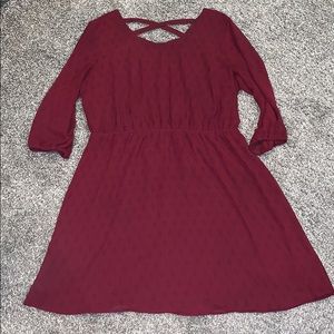 Cute dress criss cross back